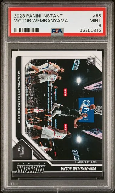 2023-24 Panini Victor Wembanyama (/5530) Instant #98 card image