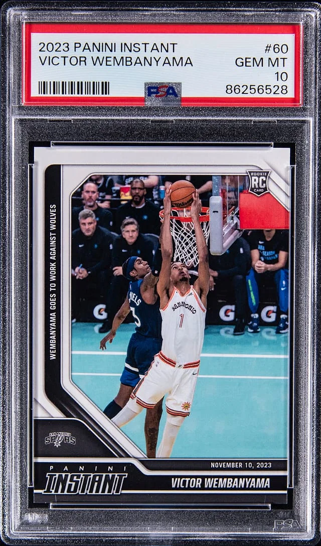 2023-24 Panini Victor Wembanyama Instant #60 card image