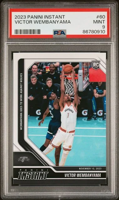 2023-24 Panini Victor Wembanyama (/6522) Instant #60 card image