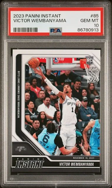 2023-24 Panini Victor Wembanyama (/6841) Instant #85 card image