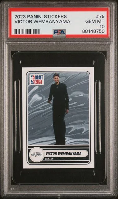 2023-24 Panini Victor Wembanyama Stickers #79 card image