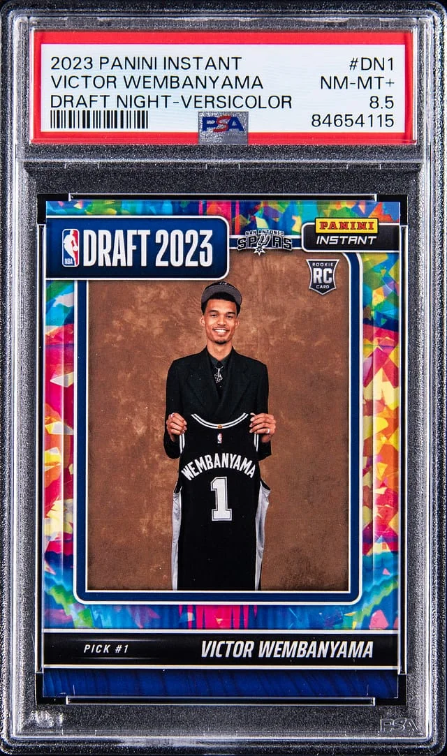 2023-24 Panini Victor Wembanyama Instant Draft Night Versicolor #DN-1 card image
