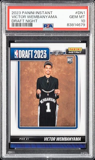2023-24 Panini Victor Wembanyama Instant Draft Night #DN1 card image