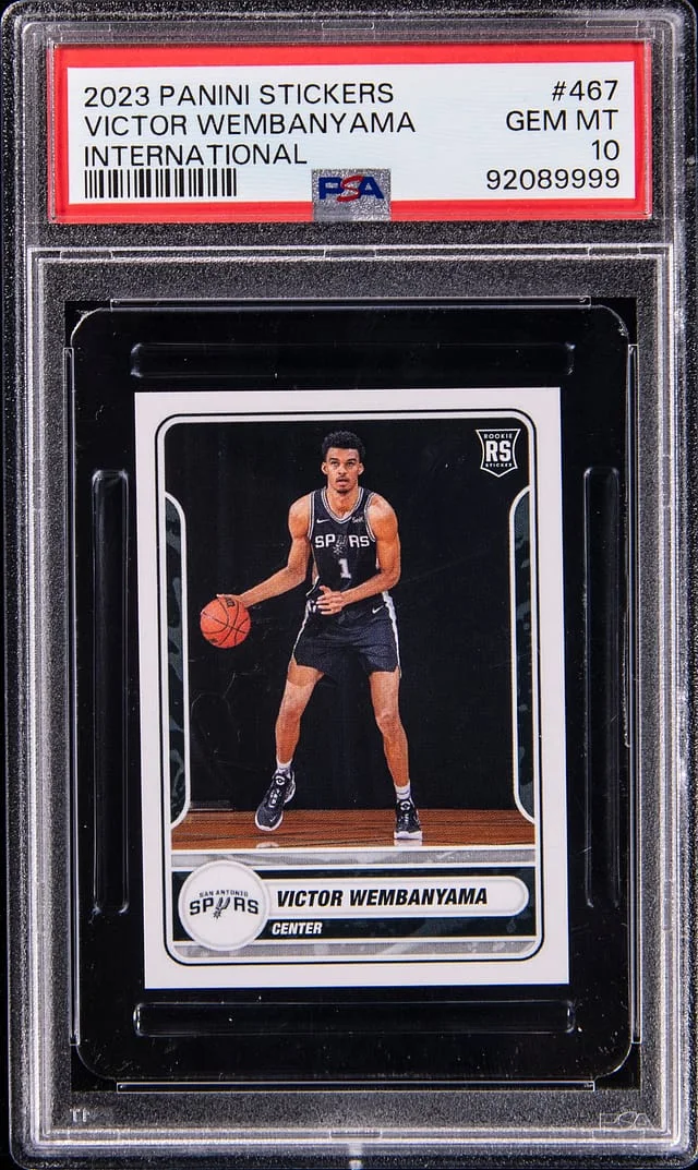 2023-24 Panini Victor Wembanyama Sticker Stickers International #467 card image