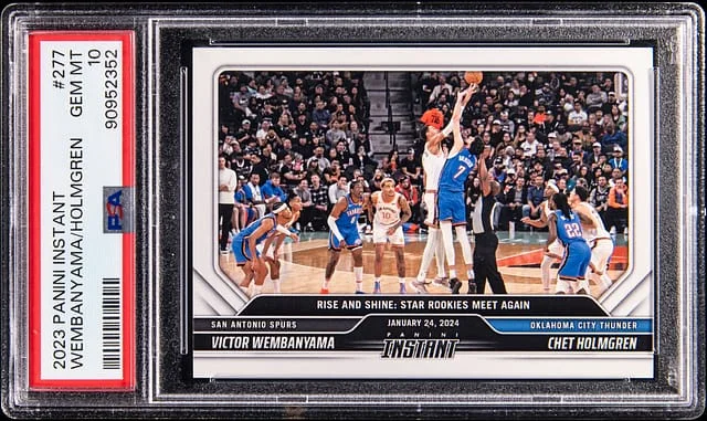 2023-24 Panini Victor Wembanyama/Chet Holmgren Instant #277 card image