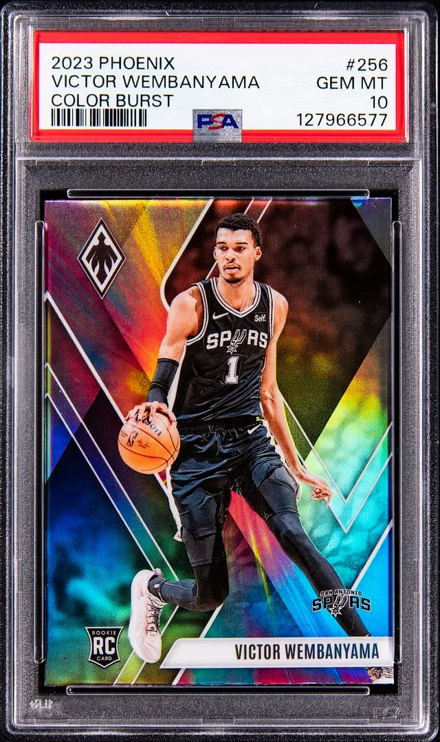 2023-24 Phoenix Color Burst Victor Wembanyama #256 card image