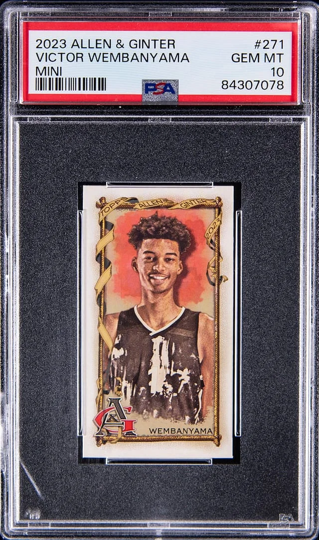 2023-24 Topps Allen & Ginter Victor Wembanyama Mini #271 card image