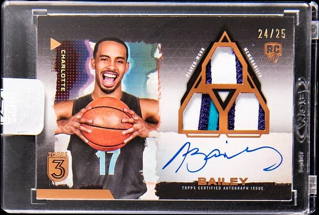 2023-24 Topps Amari Bailey 3 3 Patch Horizontal Autograph #112 card image