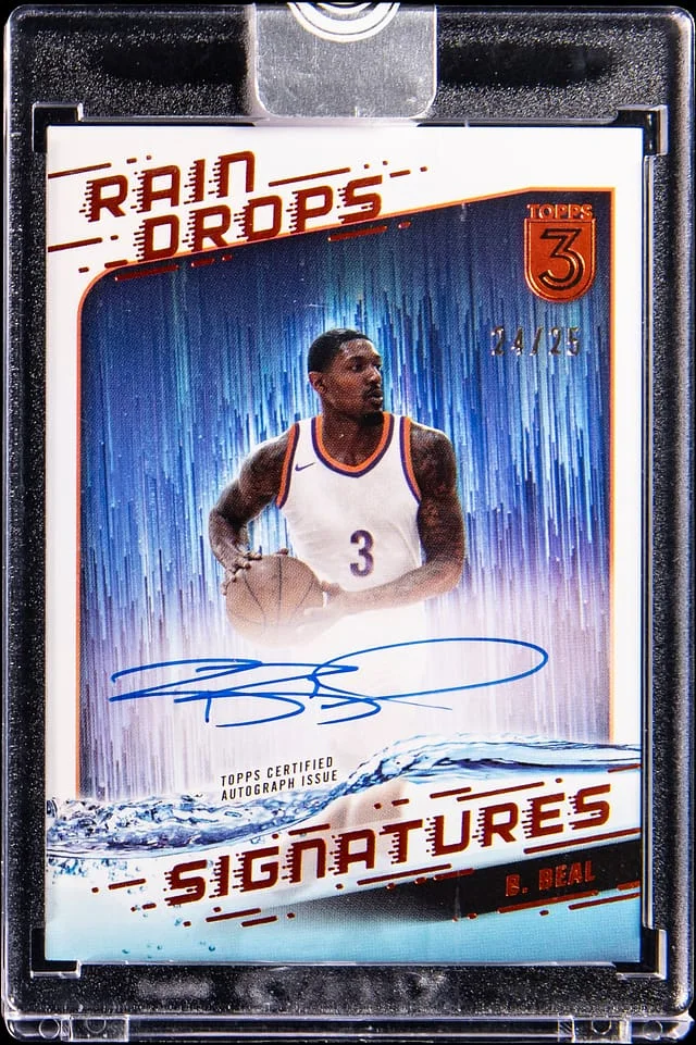 2023-24 Topps Bradley Beal 3 Raindrops Signatures #RS-BBE card image