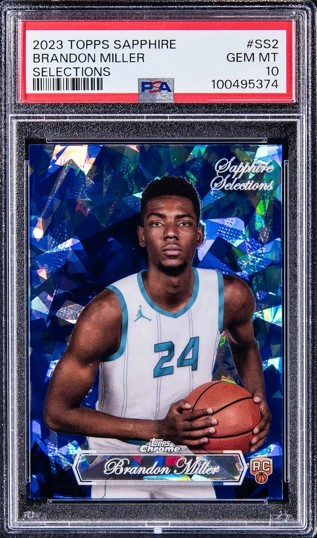 2023-24 Topps Brandon Miller Sapphire Selections #SS2 card image
