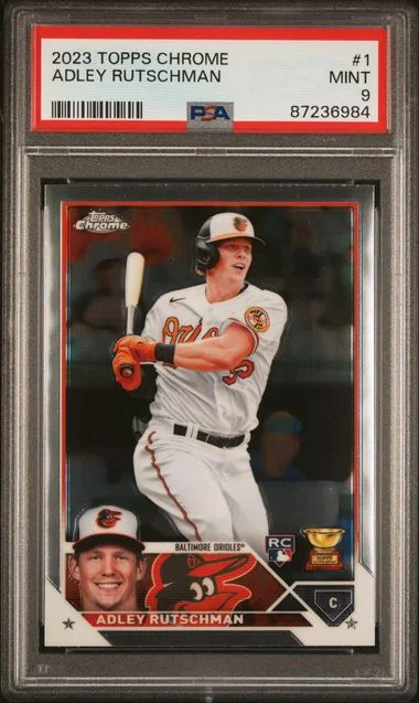 2023-24 Topps Chrome Adley Rutschman #1 card image