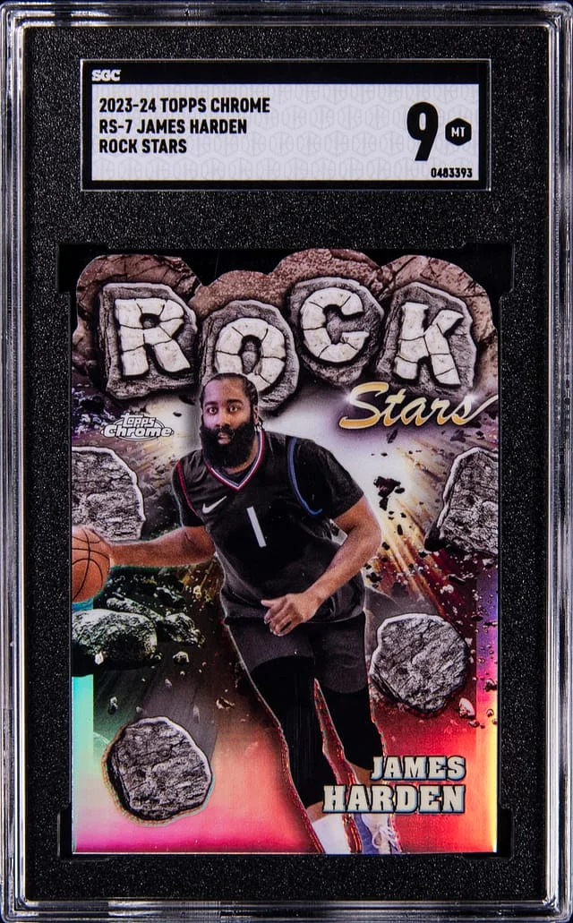 2023-24 Topps Chrome James Harden Rock Stars #RS-7 card image