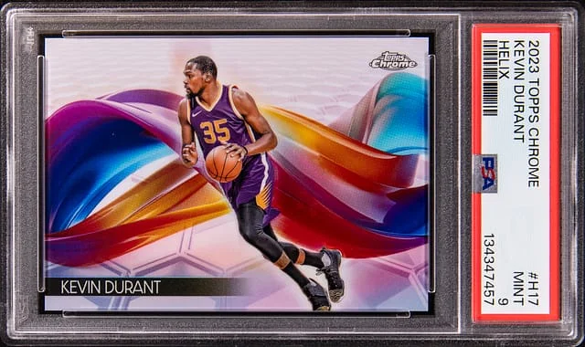 2023-24 Topps Chrome Kevin Durant Helix #H-17 card image