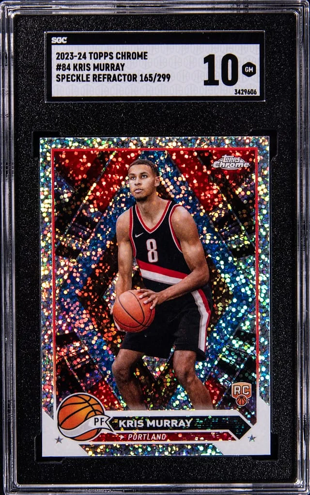 2023-24 Topps Chrome Kris Murray Speckle Refractor #84 card image