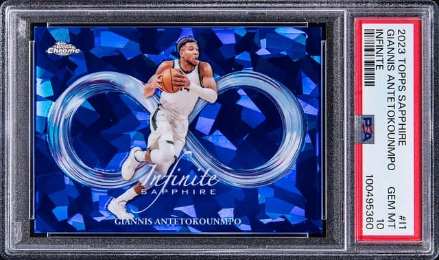 2023-24 Topps Giannis Antetokounmpo Sapphire Infinite #I1 card image