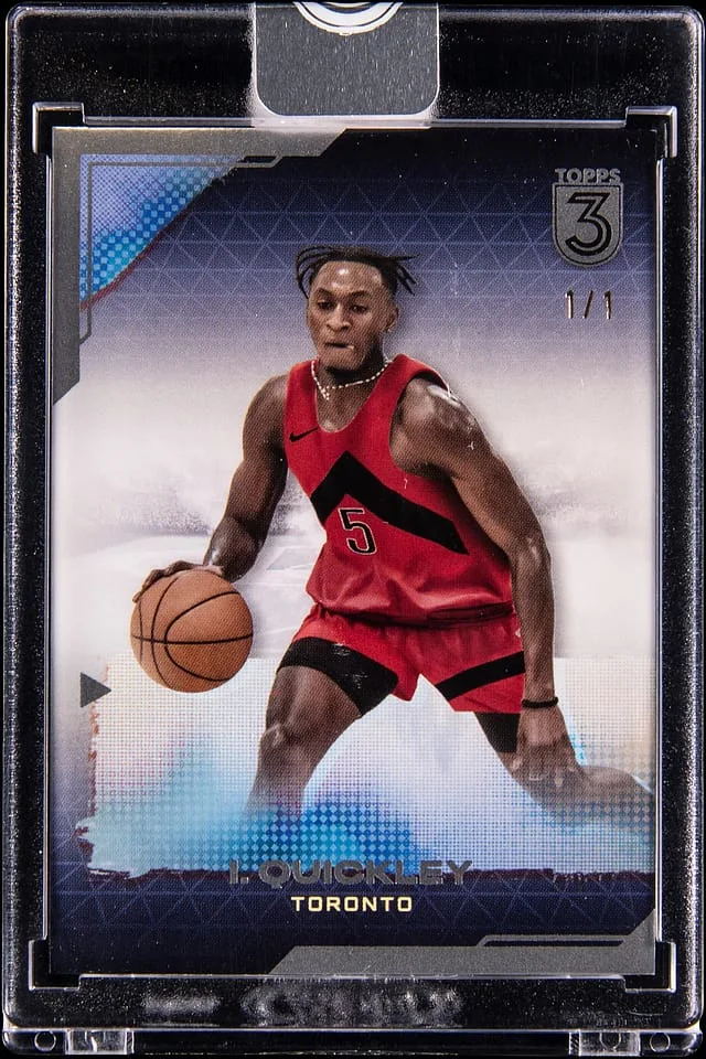 2023-24 Topps Immanuel Quickley - Topps Encased 3 Platinum #93 card image