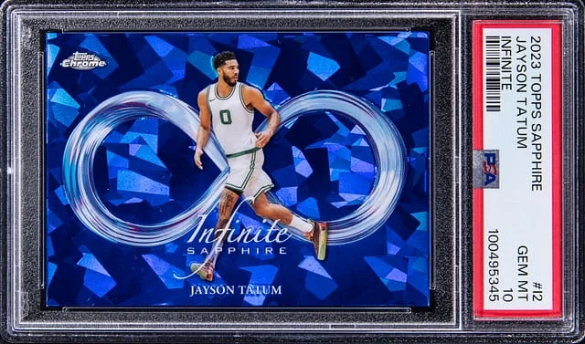 2023-24 Topps Jayson Tatum Sapphire Infinite #12 card image
