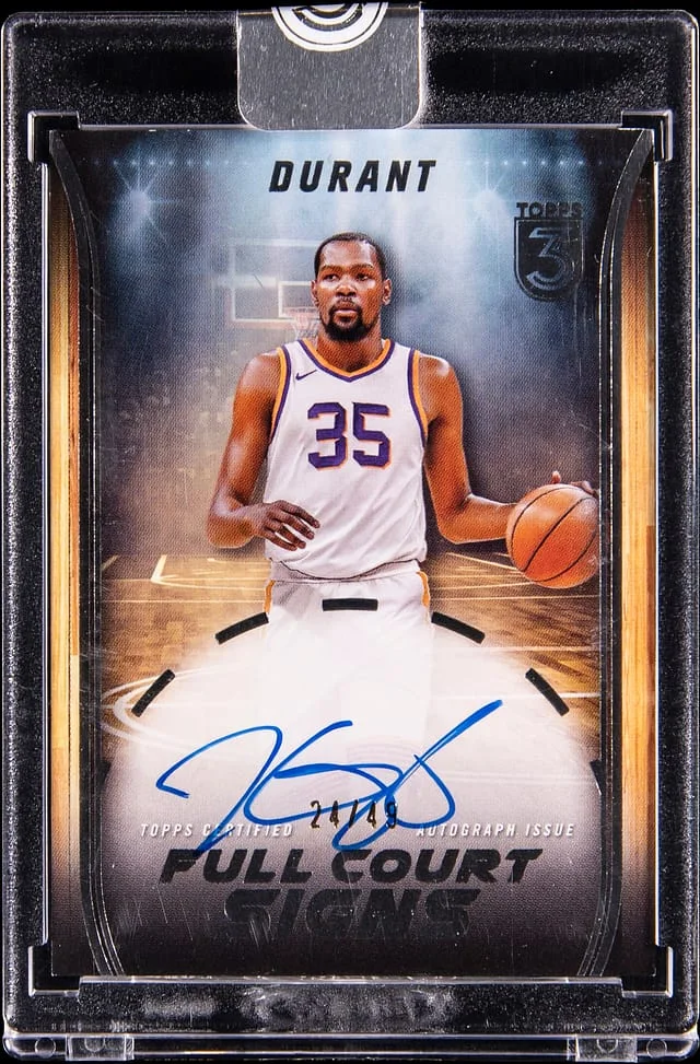 2023-24 Topps Kevin Durant 3 Full Court Signs #FCS-KD card image