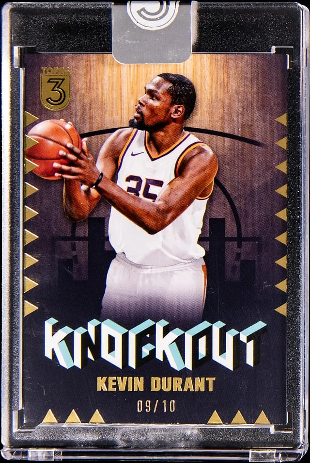 2023-24 Topps Kevin Durant - Topps Encased 3 Knockout Gold #KO-9 card image