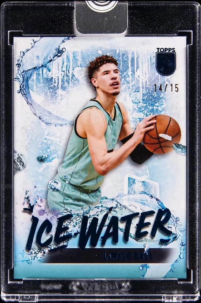 2023-24 Topps LaMelo Ball - Topps Encased 3 Ice Water Sapphire #IW-6 card image