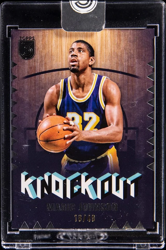 2023-24 Topps Magic Johnson - Topps Encased 3 Knockout #KO-24 card image