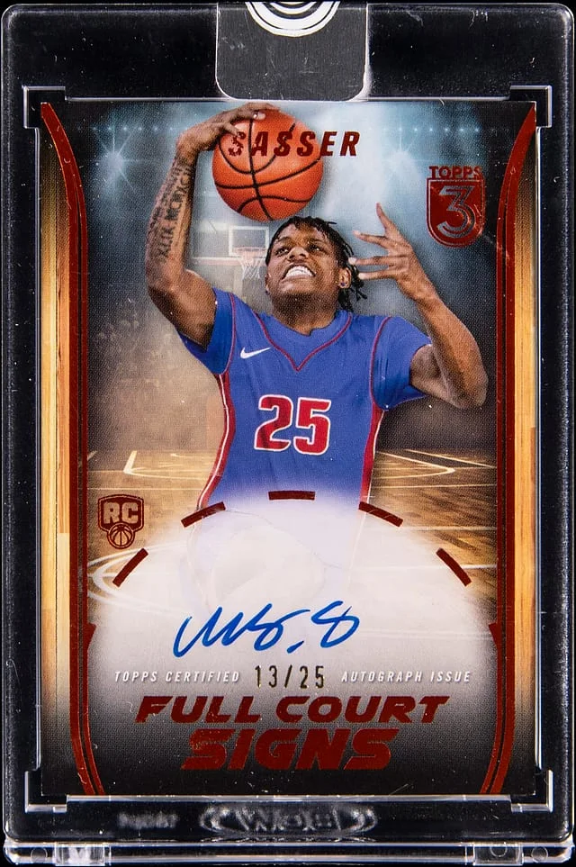 2023-24 Topps Marcus Sasser 3 Full Court Signs #FCS-MSA card image