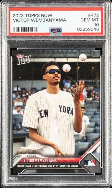 2023-24 Topps Now Victor Wembanyama #472 card image