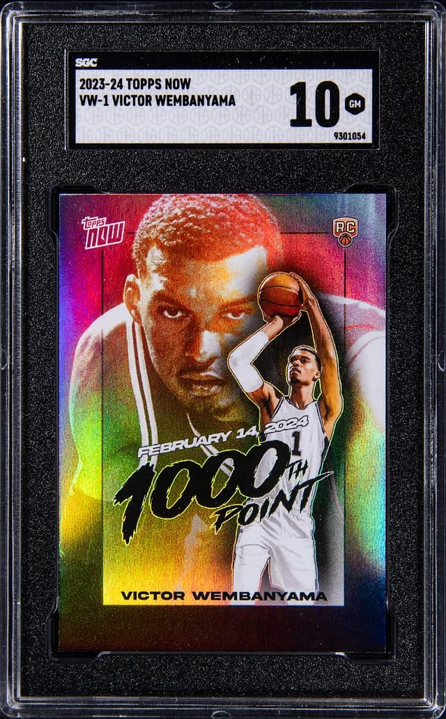 2023-24 Topps Now Victor Wembanyama #VW-1 card image
