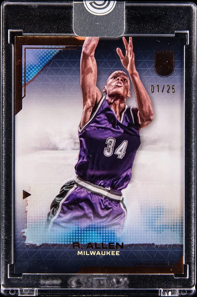 2023-24 Topps Ray Allen - Topps Encased 3 Bronze #64 card image