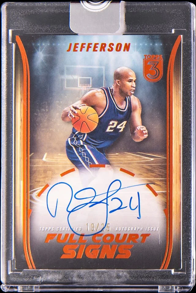2023-24 Topps Richard Jefferson 3 Full Court Signs #FCS-RJ card image