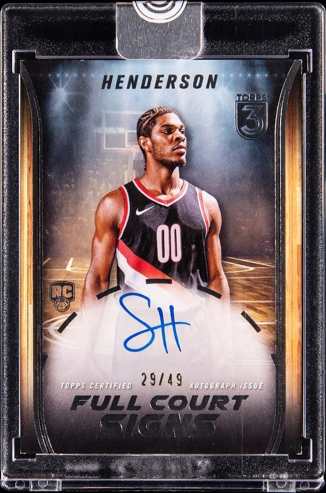 2023-24 Topps Scoot Henderson 3 Full Court Signs #FCS-SH card image