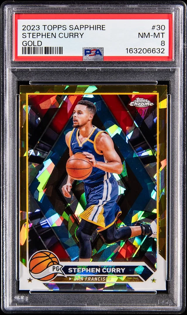 2023-24 Topps Stephen Curry Sapphire Gold #30 card image
