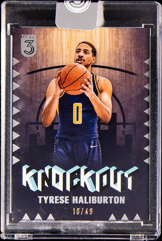 2023-24 Topps Tyrese Haliburton - Topps Encased 3 Knockout #KO-2 card image