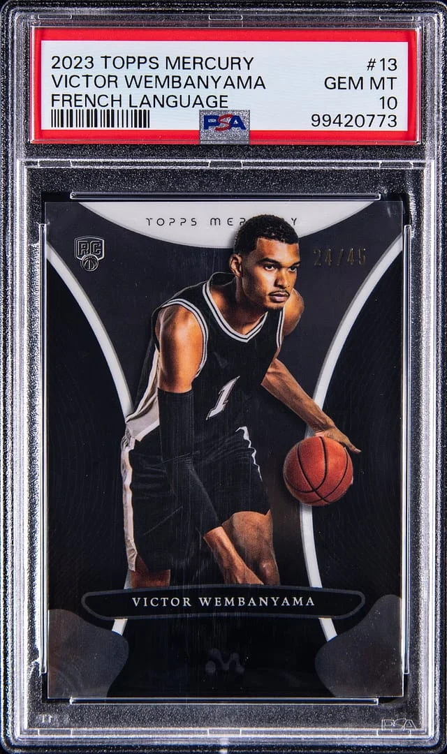 2023-24 Topps Victor Wembanyama Mercury French Language #13 card image