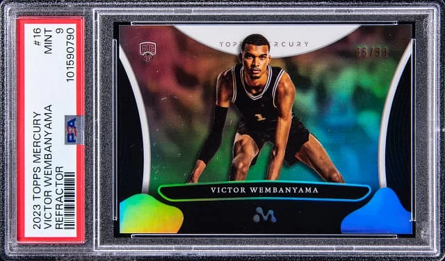 2023-24 Topps Victor Wembanyama Mercury Refractor #16 card image