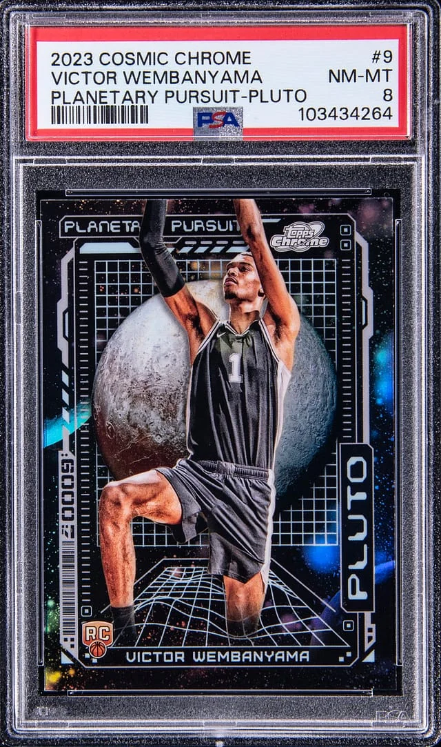 2023-24 Topps Victor Wembanyama Mercury Gold Refractor #9 card image