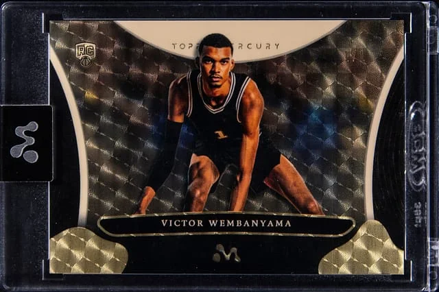 2023-24 Topps Victor Wembanyama - Jersey Number - Topps Encased Mercury SuperFractor #16 card image