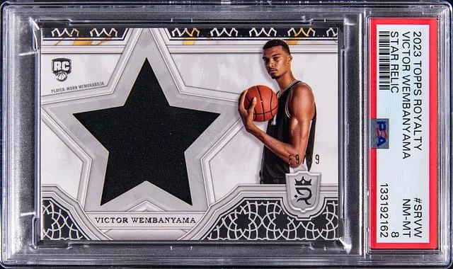 2023-24 Topps Victor Wembanyama Royalty Star Relic #SR-VW card image