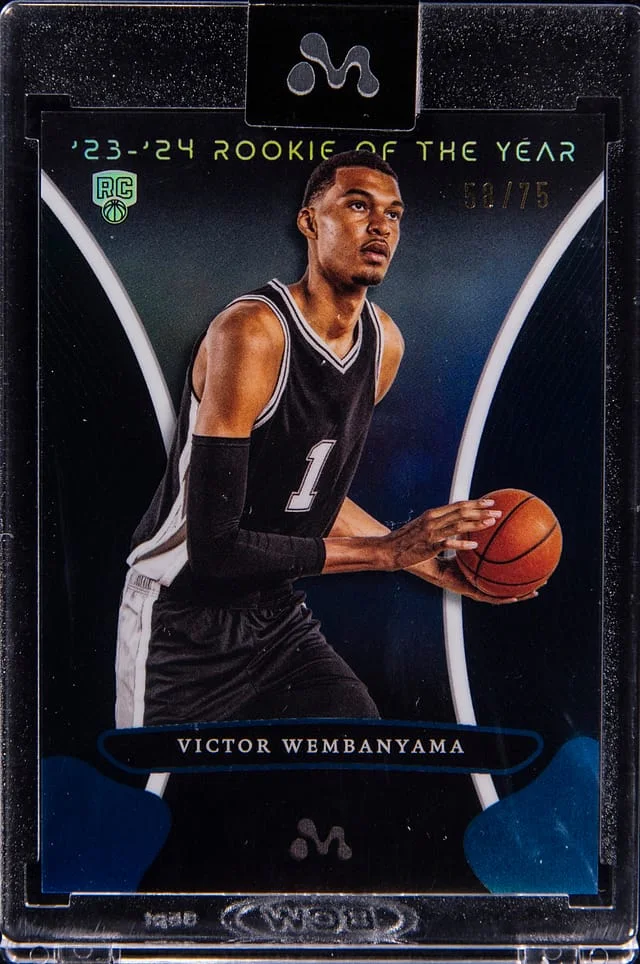 2023-24 Topps Victor Wembanyama - Topps Encased Mercury Texas Kaleidoscope Refractor #1 card image