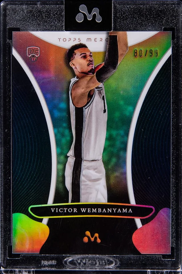 2023-24 Topps Victor Wembanyama - Topps Encased Mercury Refractor #6 card image
