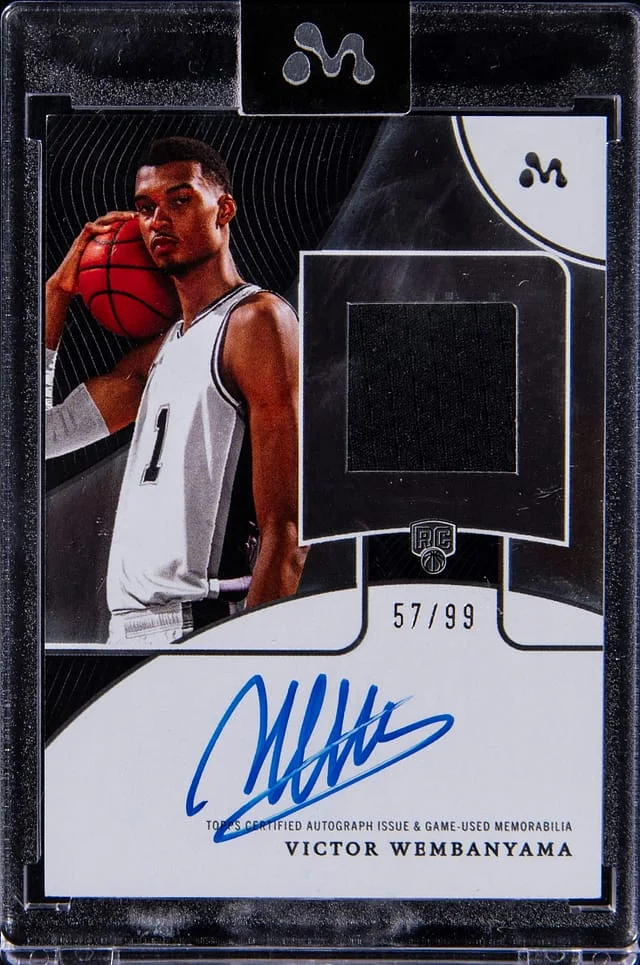 2023-24 Topps Victor Wembanyama Mercury Autograph Relic #WAR-6A card image