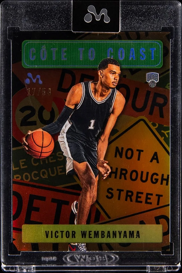 2023-24 Topps Victory Wembanyama - Topps Encased Mercury Cote to Coast #VW-3 card image