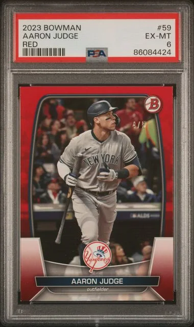 2023 Bowman Aaron Judge Red #59 card image