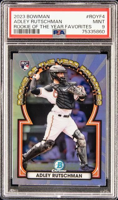 2023 Bowman Adley Rutschman Of The Year Favorites #ROYF-4 card image