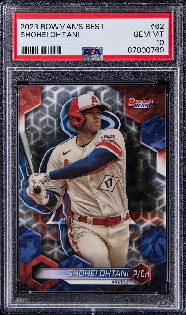 2023 Bowman Best Shohei Ohtani #62 card image