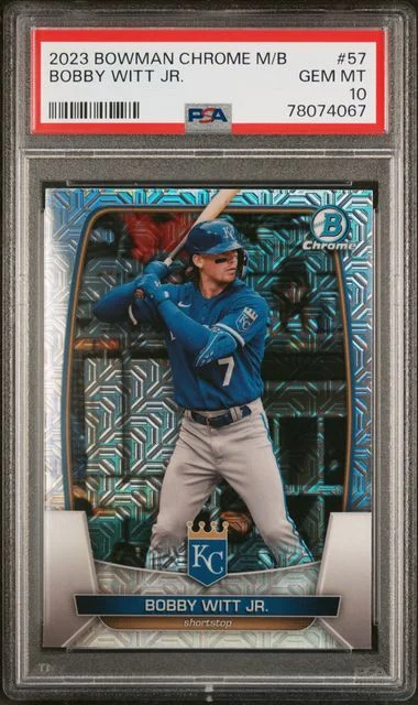 2023 Bowman Bobby Witt Jr. Mega Box Chrome #57 card image