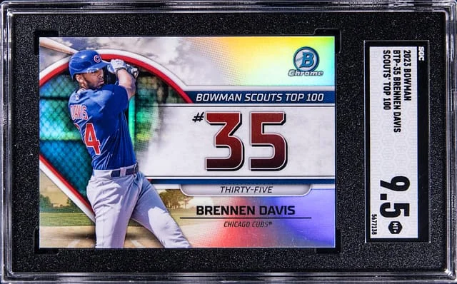 2023 Bowman Brennen Davis Scouts Top 100 #BTP35 card image