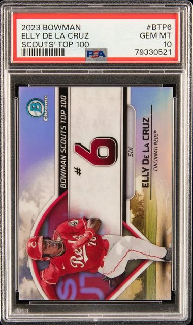 2023 Bowman Btp6 Elly De La Cruz Scouts' Top #100 card image