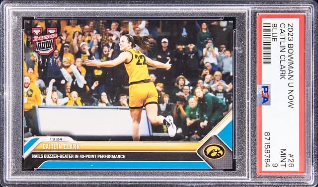 2023 Bowman Caitlin Clark U Now #26 card image
