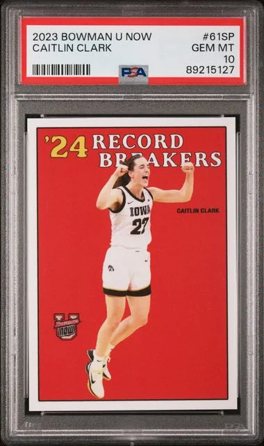 2023 Bowman Caitlin Clark U Now #61SP card image